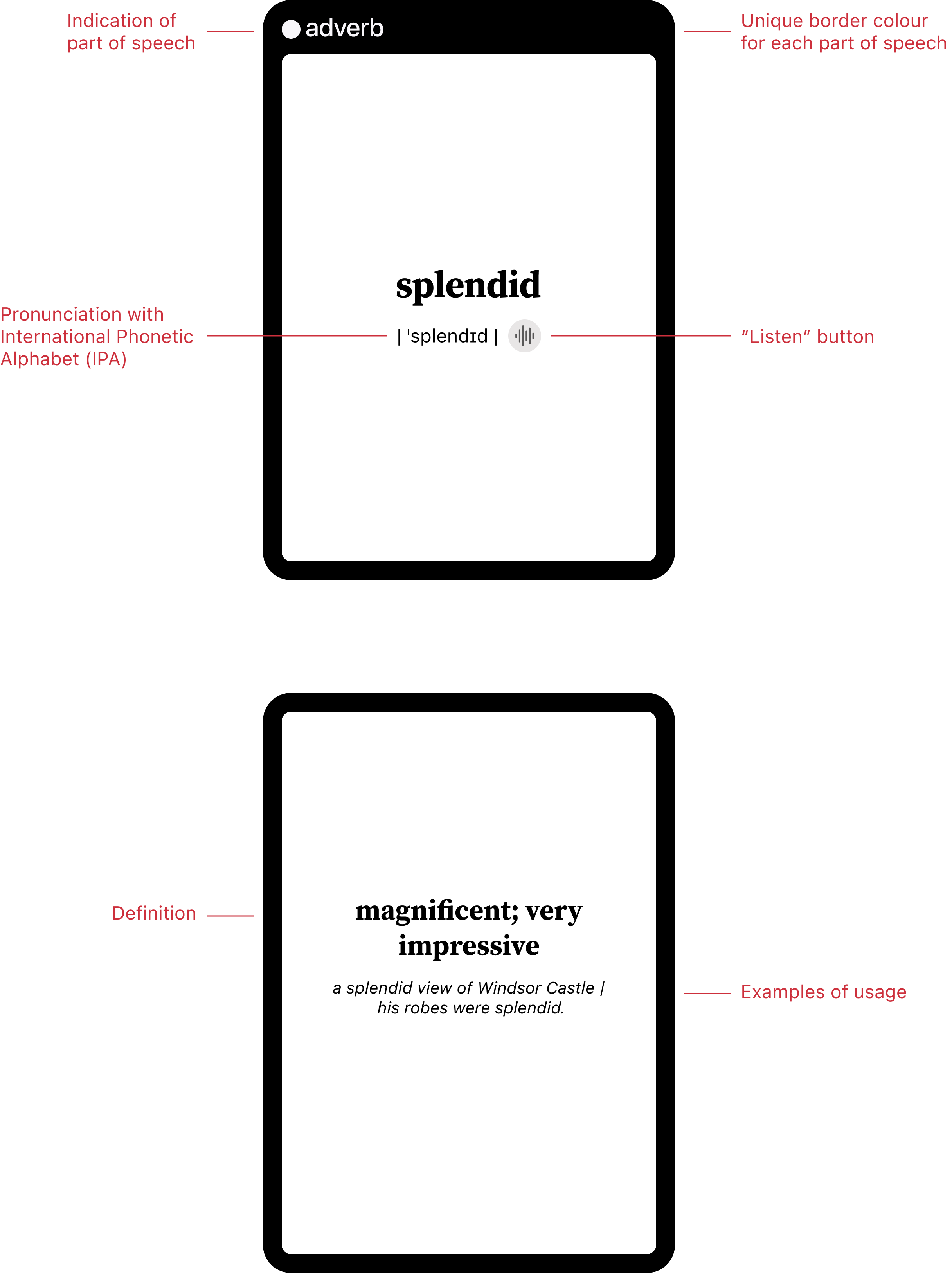 Flash card anatomy